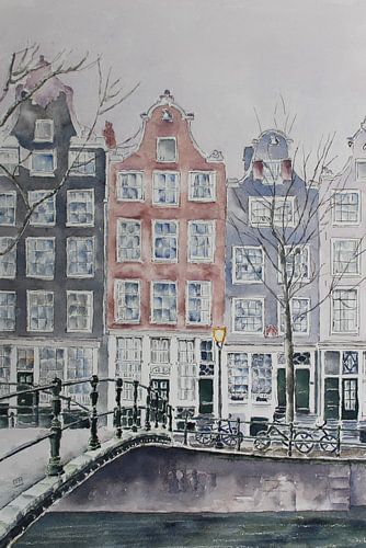 The canal in Amsterdam
