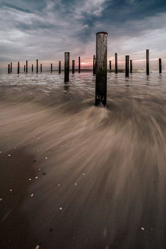 Flood in the palm village