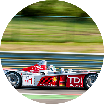 Audi R10 TDI Le Mans Series racewagen van Sjoerd van der Wal Fotografie