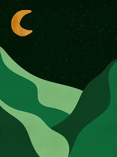 Smaragdgrüne Landschaft