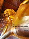 Thaise liggende Buddha von Misja Vermeulen Miniaturansicht