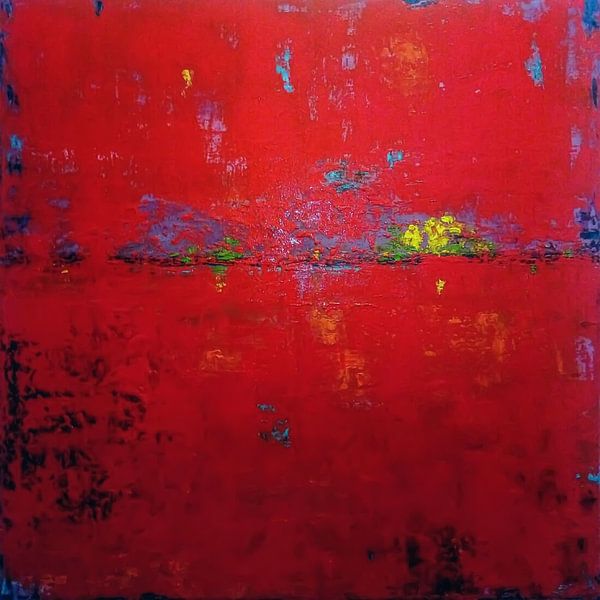 Red abstract by Julia Tokar