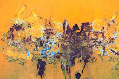 Nuage de couleur dans la rouille