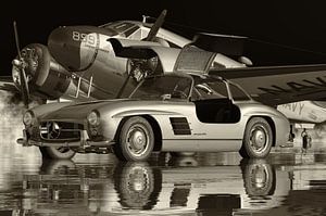 Le design de la Mercedes 300SL Gullwings est unique. sur Jan Keteleer