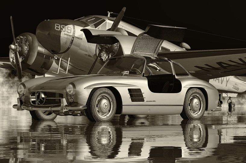 Das Design eines Mercedes 300SL Gullwings ist einmalig von Jan Keteleer