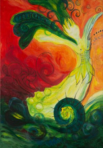 Engel van de vreugde van het leven