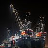 Sleipnir bei Nacht von Havenfotos.nl(Reginald van Ravesteijn)