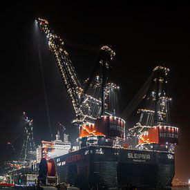 Sleipnir de nuit sur Havenfotos.nl(Reginald van Ravesteijn)