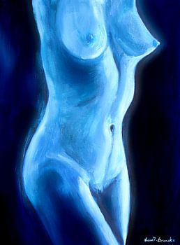 Blauer Akt