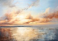 Vredige Reflectie | Serene Zonsondergang