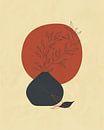 Minimalist still life with a branch in a vase by Tanja Udelhofen thumbnail