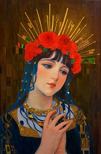 Ethereal Reverie - Een Hommage aan Klimt