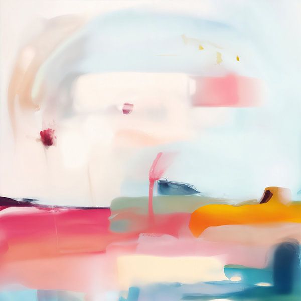 Modern abstract pastel spring by Studio Allee