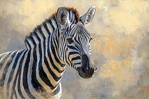 Elegantes Zebra