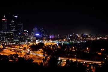 Perth bij nacht van Frank's Awesome Travels