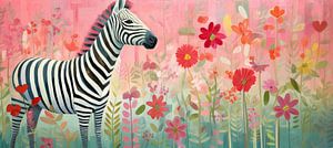 Zebra Kunstwerk