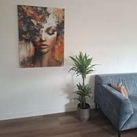 Klantfoto: Vlinderdroom van Your unique art, op acrylglas