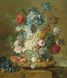 Still life with flowers, Jacobus Linthorst
