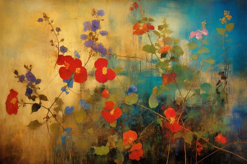 Flowers in warm shades of colour by Studio Allee