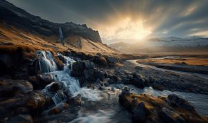Verborgene Wasserfall-Oase
