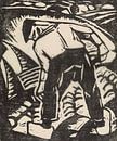 Kartoffelroder oder Der Bauer, Gustave De Smet, 1918 von Atelier Liesjes Miniaturansicht