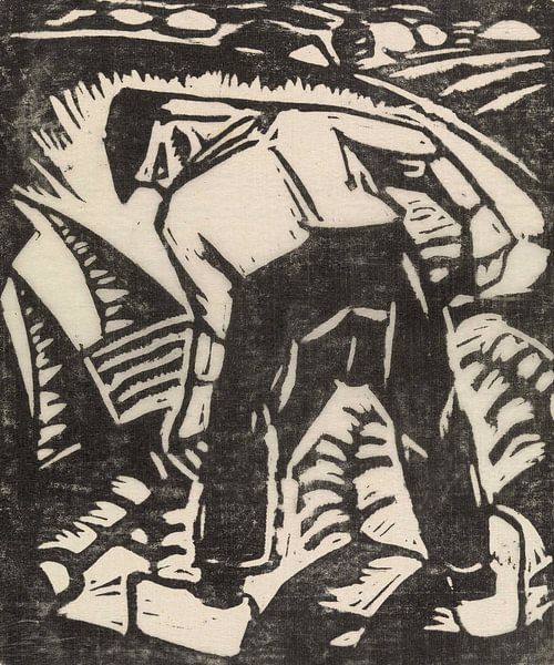 Kartoffelroder oder Der Bauer, Gustave De Smet, 1918 von Atelier Liesjes