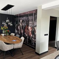 Klantfoto: Koeien in oude koeienstal van Inge Jansen, als naadloos behang