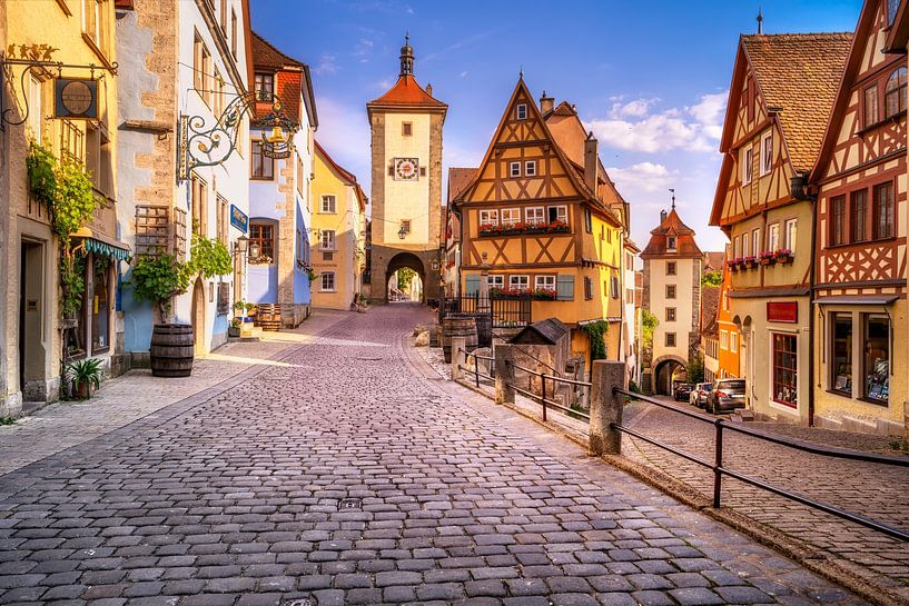 Rothenburg ob der Tauber mit Plönlein von Voss Fine Art Fotografie