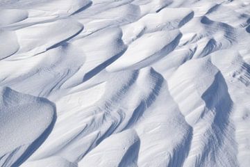 Het effect van wind op sneeuw van Claude Laprise