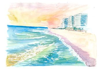 Cancun Mexiko Strand Träume Szene von Markus Bleichner