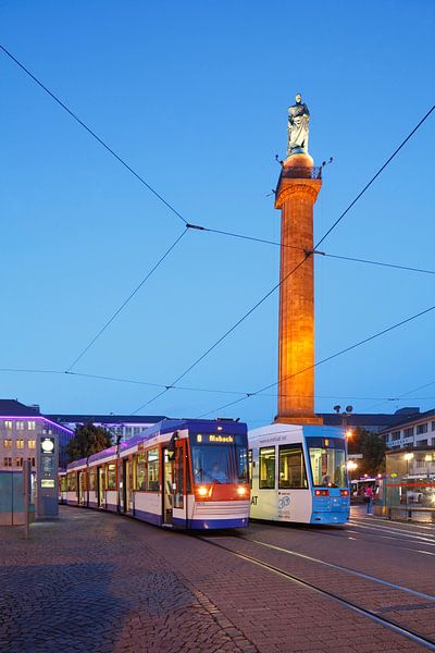 Luisenplatz with Ludwig monument by Torsten Krüger