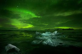 Noorderlicht en ijsbergen von René Wolters