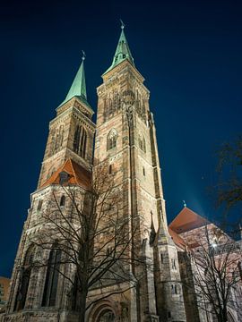 Nürnberg - Sebalduskirche bei Nacht