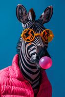 Bubblegum Fun: Zebra 5