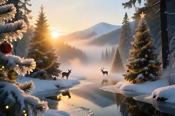 Rêve de neige scintillante