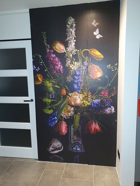 Customer photo: Dutch Love by Fine Art Flower - Artist Sander van Laar, as wallpaper
