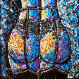 50 mehrfarbige Blau- und Lila-Töne