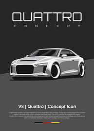 Audi Quattro Concept (2010) by Kaminarirace
