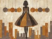 Stadssilhouet | Urban Elegance van De Mooiste Kunst thumbnail