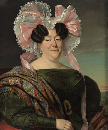 Portret van een dame, Jan Adam Kruseman