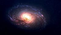 Kleurrijk universum | De ruimte - Space - Sterren - Astronomie - Paars - Zwart gat van Designer thumbnail