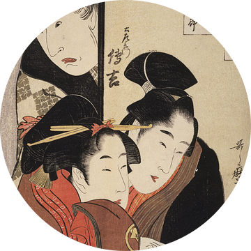 Kitagawa, Utamaro, Yaoya Oshichi, Kosha, Japanse prent