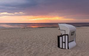 Strandstoel aan de Noord Duitse Kust van Adelheid Smitt