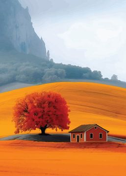 Autumnal Retreat by darrent Mark