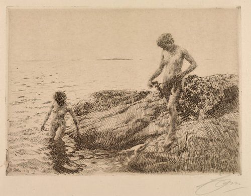 Anders Zorn - Zeewaarts archipel (1913)