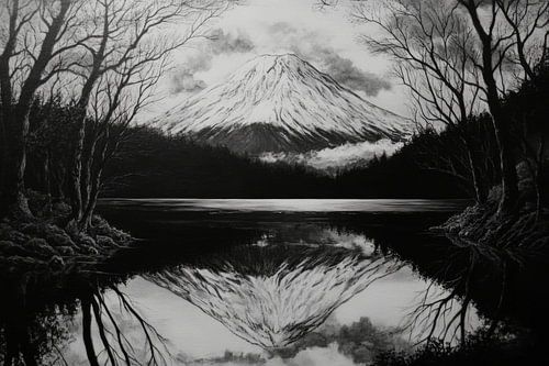 Bergmeer reflectie