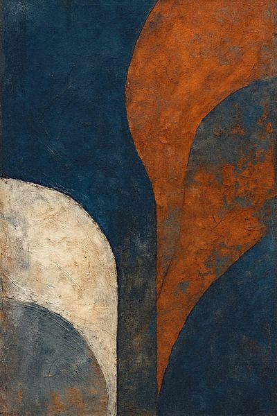 La rouille abstraite en rouille par Moonheart Artworks