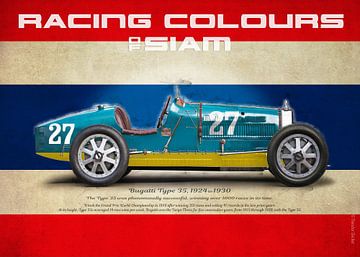 Racing colours Siam (Thailand) by Theodor Decker