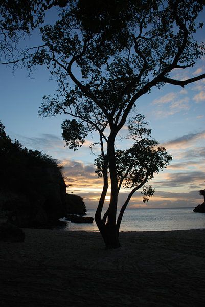 Sunset at Playa Lagun by Carolina Vergoossen