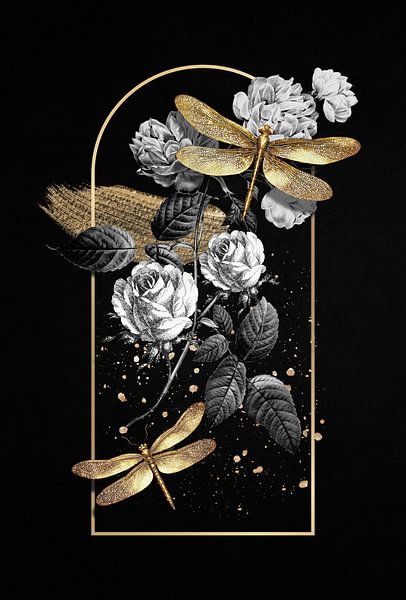 the Golden Collage by Marja van den Hurk